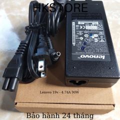 Sạc Laptop Lenovo 19V 90W 4.74A - Adapter Chính Hãng Cho Lenovo Y410 G430 B550 E43 G460 G470 - Bảo Hành 24 Tháng