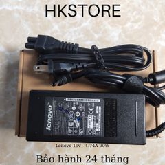 Sạc Laptop Lenovo 19V 90W 4.74A - Adapter Chính Hãng Cho Lenovo Y410 G430 B550 E43 G460 G470 - Bảo Hành 24 Tháng