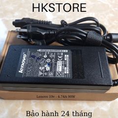 Sạc Laptop Lenovo 19V 90W 4.74A - Adapter Chính Hãng Cho Lenovo Y410 G430 B550 E43 G460 G470 - Bảo Hành 24 Tháng