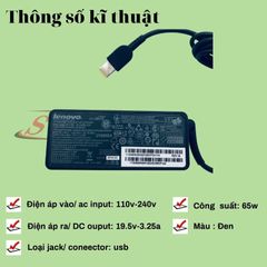 Sạc Laptop Lenovo ThinkPad 3.25 Chân USB - Chính Hãng Savintech - Bảo Hành 12 Tháng, Sạc Chất Lượng Cao