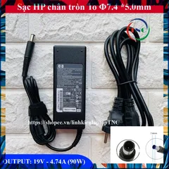 Sạc Laptop HP 19V - 4.74A chân kim to HP 8460 8470 8560P 8570P (Adapter HP 90w tròn to) PHỤ KIỆN LAPTOP