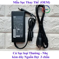 Sạc Laptop HP 19V - 4.74A chân kim to HP 8460 8470 8560P 8570P (Adapter HP 90w tròn to) PHỤ KIỆN LAPTOP
