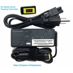 [Sạc zin] Sạc laptop Lenovo ThinkPad T450 T450s 20V - 2.25A - 3.25A - 45W - 65W chân vuông USB PHỤ KIỆN LAPTOP