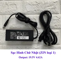 Sạc Laptop Dell Oval 19.5V 3.34A 65W chân tròn TO 7.4*5.0mm Dell Latitude E7250 E7450 E5250 3340 E5450 E5470 E5490 PHỤ K