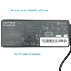 [Sạc zin] Sạc laptop Lenovo Thinkpad X1, X1 Carbon 20V - 3.25A - 65W chân vuông USB PHỤ KIỆN LAPTOP