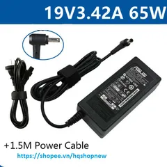 [Sạc zin] Sạc laptop Asus 19V - 3.42A - 65W chữ nhật chân to 5.5*2.5mm PHỤ KIỆN LAPTOP