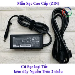Sạc Laptop HP chân kim to 18.5V - 3.5A (Adapter HP tròn to) kèm dây nguồn PHỤ KIỆN LAPTOP