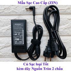 Sạc Laptop Lenovo 19V-3.42A (65W) Adapter cho G460 G470 G480 G450 - Tặng dây nguồn, Bảo hành 12 tháng