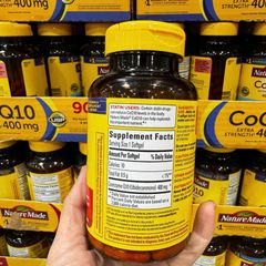 Viên Uống Hỗ Trợ Tim Mạch Nature Made CoQ10 400mg 90V của Mỹ