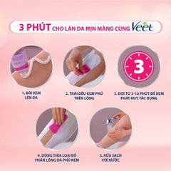 Xả Kho HSD 8/2026 - KEM TẨY LÔNG VEET CỦA PHÁP 100ML - Dùng Cho Mọi Loại Da