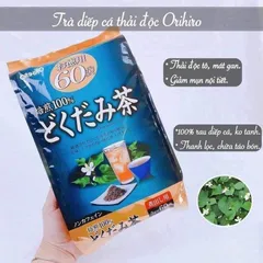 Trà Diếp Cá thanh nhiệt, Trà Diếp Cá Nhật Bản 60 túi lọc Orihiro