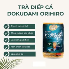 Trà Diếp Cá thanh nhiệt, Trà Diếp Cá Nhật Bản 60 túi lọc Orihiro