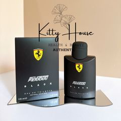 Nước Hoa Nam Scuderia Ferrari Black EDT 125ml - Hương Thơm Tươi Mát, Sang Trọng, Phong Cách Hiện Đại và Nam Tính