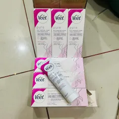 Sỉ - Thùng 6 Tuyp Kem Tẩy Lông Veet 100ml Dành Cho Da Thường - HSD 8/2026
