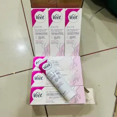 Sỉ - Thùng 6 Tuyp Kem Tẩy Lông Veet 100ml Dành Cho Da Thường - HSD 8/2026