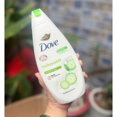 Sữa Tắm Dove Của Đức Dưỡng Ẩm Mịn Da Chống Lão Hoá 450ml Hương Dưa Leo Và trà xanh