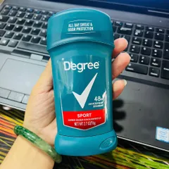 [USA] Lăn sáp khử mùi nam Degree men UltraClear Black & White 76g (sáp trắng) chống ố áo