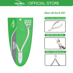 Kềm Cắt Da Kềm Nghĩa - Màu Trắng Bằng Thép Không Rỉ Chính Hãng D23 - D401 D205 Ngẫu nhiên