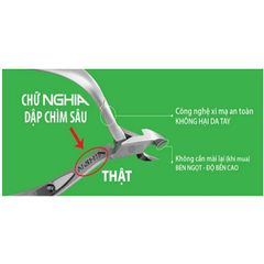 Kềm Cắt Da Kềm Nghĩa - Màu Trắng Bằng Thép Không Rỉ Chính Hãng D23 - D401 D205 Ngẫu nhiên