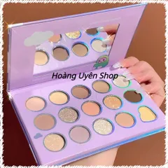 Set phấn mắt 15 ô Sweet Mint mịn mượt lên màu cực chuẩn, Bảng phấn mắt nội địa Trung Sweet Mint với tone cam nâu