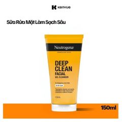 Sữa rửa mặt Neutrogena làm sạch sâu 150ml Dạng Tuyp - 9300607563351