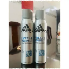 Combo 2 Chai Xịt Khử Mùi Adidas 150ml - Hàng nhập Khẩu