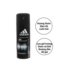 Combo 2 Chai Xịt Khử Mùi Adidas 150ml - Hàng nhập Khẩu