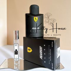 Nước Hoa Nam Scuderia Ferrari Black EDT 10ml - Hương Thơm Tươi Mát, Nam Tính, Phong Cách Hiện Đại, Quyến Rũ