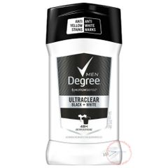 Sáp khử mùi nam Degree Ultraclear Black+White 76g Sáp TRắng