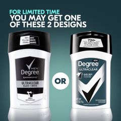 Sáp khử mùi nam Degree Ultraclear Black+White 76g Sáp TRắng