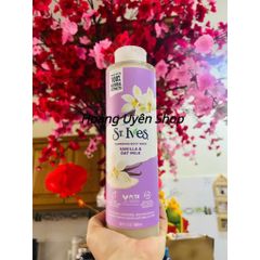 Sữa Tắm Stives vanilla Và sữa yến mạch 650ml - nhập khẩu từ Mỹ