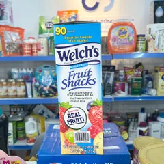 Mỹ - Hộp Kẹo Dẻo Trái Cây Welch's Fruit Snacks  90 Gói hương trái cây Date 6/2026 Kẹo Dẻo Welch