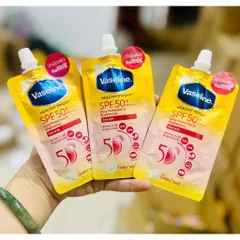 Combo 3 Gói Sữa Dưỡng Thể Vaseline 50X 30ml dưỡng trắng da có chống nắng 30ml