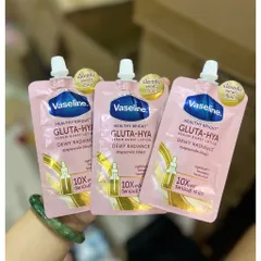 Combo 3 Gói Sữa Dưỡng Thể Vaseline 50X 30ml dưỡng trắng da có chống nắng 30ml