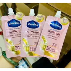 Combo 3 Gói Sữa Dưỡng Thể Vaseline 50X 30ml dưỡng trắng da có chống nắng 30ml