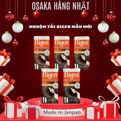 (Mẫu Mới Nhất) Thuốc Nhuộm Tóc Phủ Bạc Bigen Nhật Bản, Thuốc nhuộm tóc thảo dược Nhật Bản