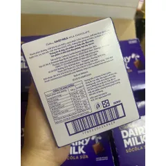 Hộp 20 Thanh Socola Cadbury Dairy Milk 220g - Vị Sữa Nhập Khẩu Malaysia Hàng Công Ty