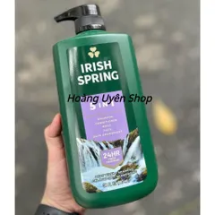[MẪU MỚI 887ML] Sữa Tắm Gội toàn thân cho nam tươi mát 24h Irish Spring  -  Hàng Mỹ