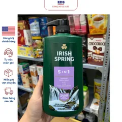 [MẪU MỚI 887ML] Sữa Tắm Gội toàn thân cho nam tươi mát 24h Irish Spring  -  Hàng Mỹ