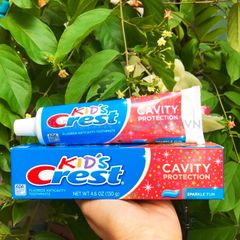 [Tuýp lớn 130g] Kem Đánh Răng Crest Kid’s của Mỹ -Kem Đánh Răng Trẻ Em