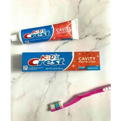 [Tuýp lớn 130g] Kem Đánh Răng Crest Kid’s của Mỹ -Kem Đánh Răng Trẻ Em