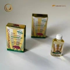 Dầu con Gấu Nature Nano Oil Nanogize -Dầu gió thiên nhiên hiệu con gấu Nhập Khẩu Mỹ Nature Nano Oil 8ml