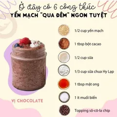 Combo 1 yến mạch  1 hạt chia ( Yến Mạch Hafer Flocken 500g + Hạt Chia 500g)