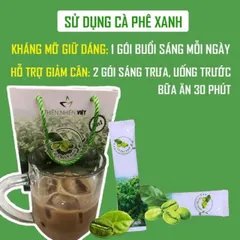 Cà Phê Xanh Thiên Nhiên Việt  30 gói (cà phê hòa tan)