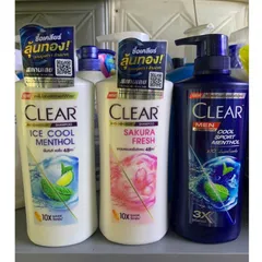 Dầu Gội Clear Thái Lan 390ml - Mát Lạnh Sảng Khoái