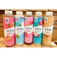 Sữa tắm dưỡng da St.Ives Yến mạch và Bơ 650ml - Mẫu Mới ( Nhiều Mùi lựa chọn)