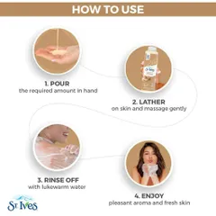 Sữa tắm dưỡng da St.Ives Yến mạch và Bơ 650ml - Mẫu Mới ( Nhiều Mùi lựa chọn)
