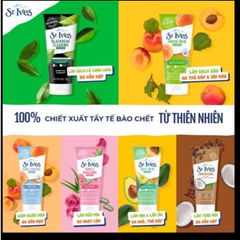 ( MẪU MỚI ) NHẬP KHẨU MỸ  SỮA RỬA MẶT-TẨY TẾ BÀO CHẾT ST.IVES 170gr