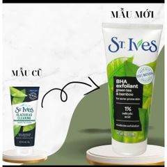 ( MẪU MỚI ) NHẬP KHẨU MỸ  SỮA RỬA MẶT-TẨY TẾ BÀO CHẾT ST.IVES 170gr