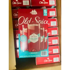 Lăn Khử Mùi OLD SPICE 85g sáp xanh - Hàng mỹ - hương cam chanh không nồng - không vàng áo Lăn buồm đỏ